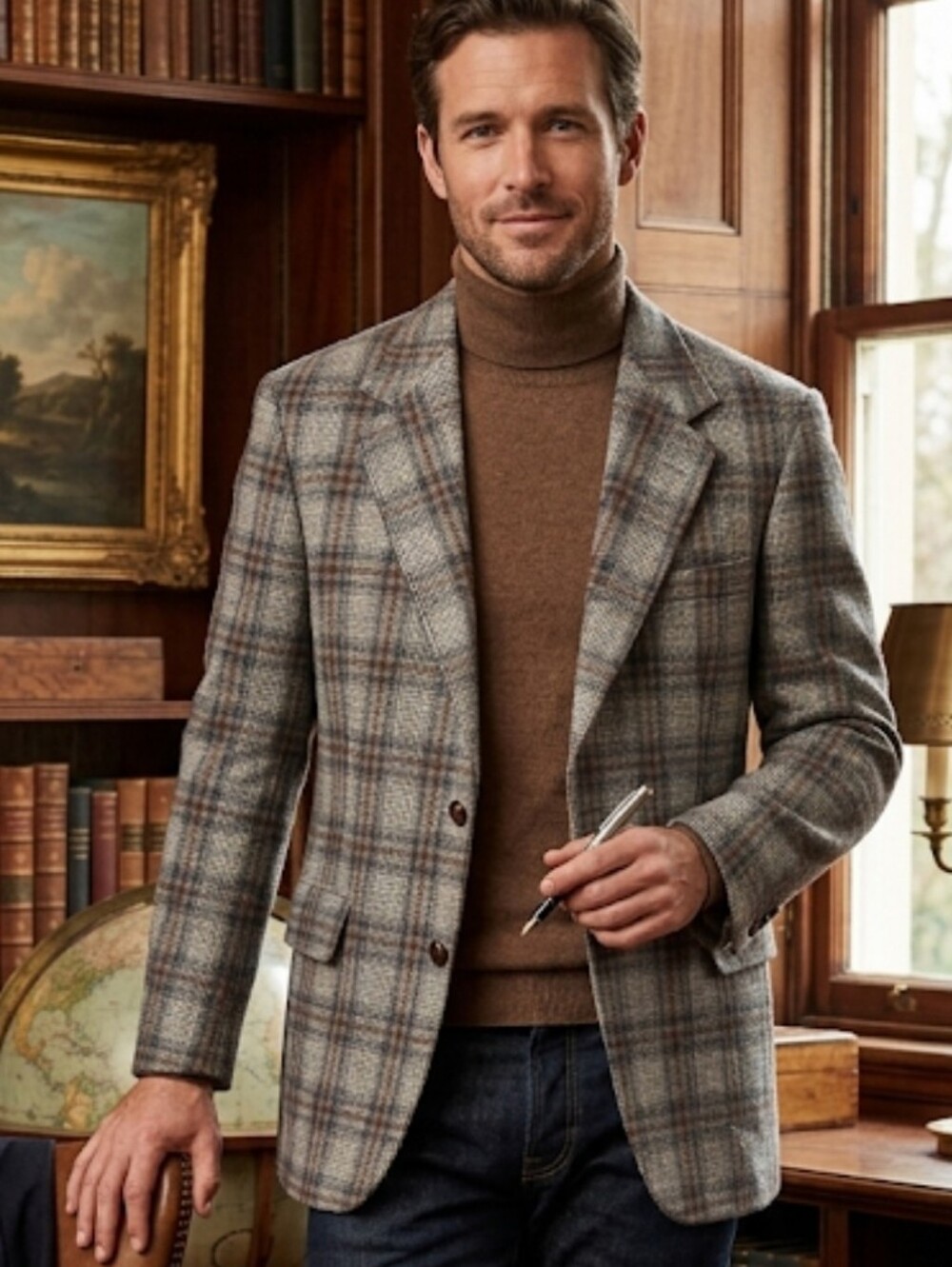 Vintage Andhurst Plaid Jacket Sport Coat